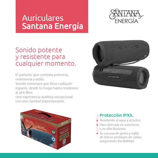 Santana Energía Parlante Bluetooth 5.3